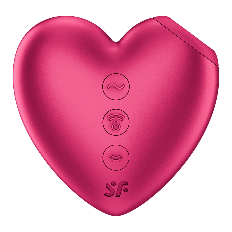 Satisfyer - Cutie Heart - Luchtdruk Vibrator - Op Batterijen - Roze-Erotiekvoordeel.nl