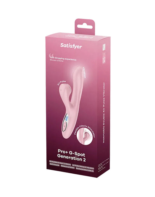 Satisfyer - Pro+ G-Spot Generation 2 - Luchtdruk Rabbit Vibrator - Roze