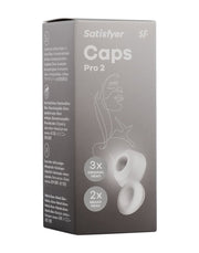 Satisfyer - Caps Pro 2 - Vervangende dopjes voor de Pro 2 - Wit-Erotiekvoordeel.nl