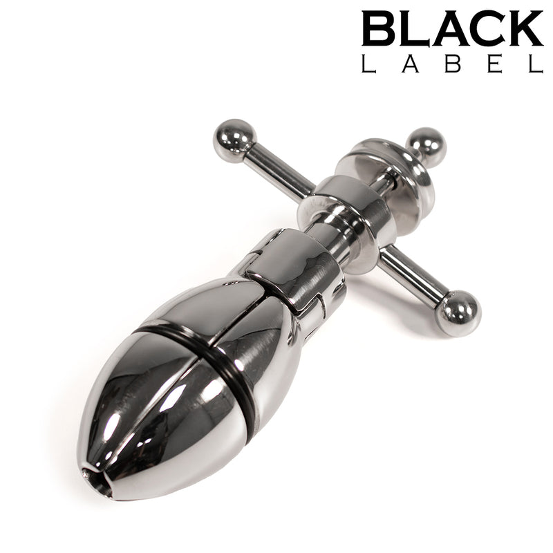 Black Label -  The Ultimate Asslock - Anale Kuisheid Buttplug met slot - RVS