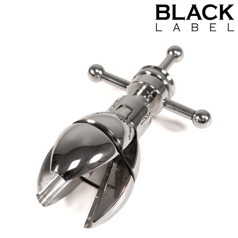 Black Label -  The Ultimate Asslock - Anale Kuisheid Buttplug met slot - RVS