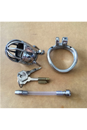 Stalen Peniskooi met Urethral plug