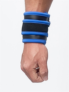 Mister B - Pols Portemonnee - Neopreen - Zwart/Blauw