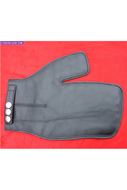 Mister B - Leren Spanking Glove met Scherpe Pinnetjes - Spanking Handschoen - Zwart - Rechterhand