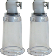 Mister B - Vacuum Tit Cylinders - Small - 15 mm - transparant