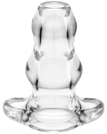 Double Tunnel Buttplug Medium - transparant