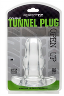 Double Tunnel Buttplug Medium - transparant