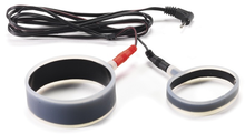 Rimba Electro Sex - Siliconen Cock Ringen Set Plat Model uni-polair - 2 Stuks