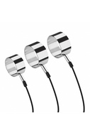 Rimba Electro Sex - Aluminium Cock Ringen Set uni-polair - 3 Stuks
