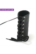 Rimba Electro Sex - Lederen Penisriem/cockstrap bi-polair