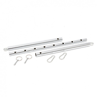 Rimba - BDSM spreader bar/spreidstang Verstelbaar Met 2 Ringen En karabijnhaken