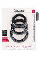 Shots Toys Penisring Set zwart