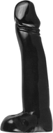 All Black - XXL Realistische Dildo - 30 x 5.5 cm - Zwart