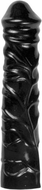 All Black - Grote Realistische Dildo - 31 x 6.5 cm - Zwart