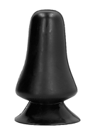All Black - Buttplug - 12 x 7 cm - Zwart