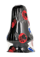 All Black - Buttplug - 12 x 7 cm - Zwart