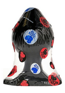 All Black - Buttplug - 17 x 9 cm - Zwart
