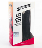 515 line - Dubbele Dildo - 20.5 en 14 cm - Zwart