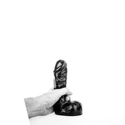 All Black - Realistische Dildo - 19 x 4,5 cm - Zwart