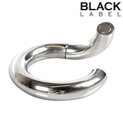 Black Label - Magnetische Donut Cockring - RVS