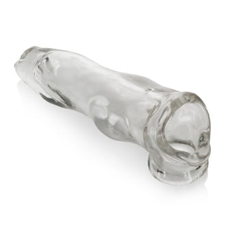Oxballs - Fido - Penis Sleeve met Animal Knot - Rekbaar TPR - Transparant - Puppy Play