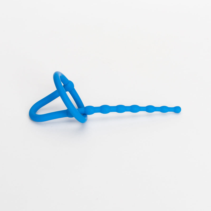 Sport Fucker - Siliconen Penis Plug - Dipstick - Blauw