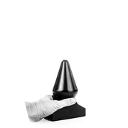 All Black - Extreme Anaal Plug - 18.5 x 9 cm - Zwart