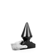 All Black - Extreme Anaal Plug - 21.5 x 10.5 cm - Zwart