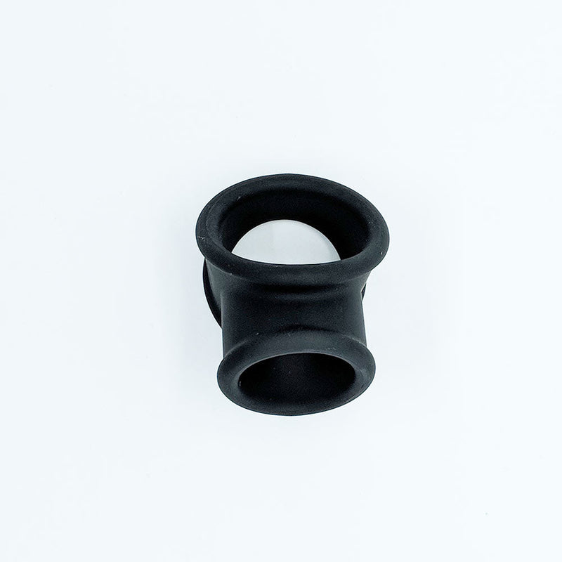 Sport Fucker - Siliconen Cock Tube - Cockring en Ballstretcher - Zwart