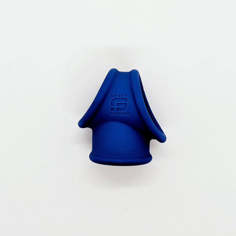 Sport Fucker - Siliconen Cock Tube - Cockring en Ballstretcher - Blauw