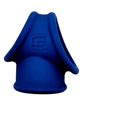 Sport Fucker - Siliconen Cock Tube - Cockring en Ballstretcher - Blauw