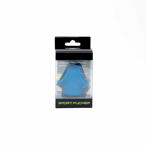 Sport Fucker - Siliconen Cock Tube - Cockring en Ballstretcher - Blauw