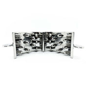 Black Label - Ovalen Spiked Ball Stretcher - Met Spijkers Binnenkant - 52 x 25 mm