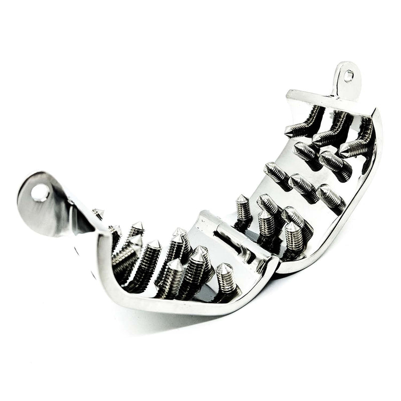 Black Label - Ovalen Spiked Ball Stretcher - Met Spijkers Binnenkant - 52 x 25 mm