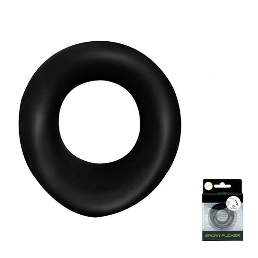 Sport Fucker - The Wedge - Cockring - Siliconen - Zwart