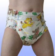 Safari pvc Luierbroek voor volwassenen