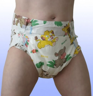 Safari pvc Luierbroek voor volwassenen