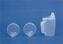 Plastic drinkbeker XXL met handgreep