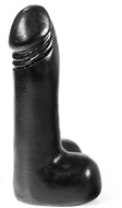 Dark Crystal - Dildo 15 x 3,5 cm - Zwart