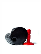 Fuck Tools - Hammering Hank Dildo - 23 x 6,3 cm - zwart