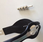 ESCW Toys Stalen kuisheidsgordel met dildo