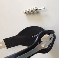 ESCW Toys Stalen kuisheidsgordel met dildo