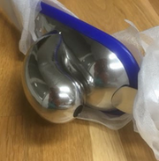 ESCW Toys Stalen kuisheidsgordel heren blauw