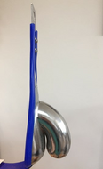 ESCW Toys Stalen kuisheidsgordel heren blauw