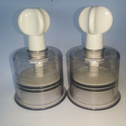 Kiotos - Twist Vacuum Cups - Tepelzuigers - 2 stuks - diameter 50 mm