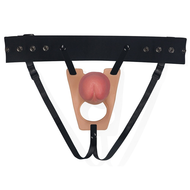 Lovetoy - Rodeo - Holle Strap-On Dildo - 21 cm - Lichte Huidskleur