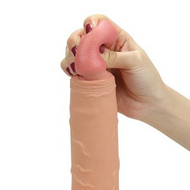 Lovetoy - Rodeo - Holle Strap-On Dildo - 21 cm - Lichte Huidskleur