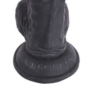 Kiotos Cox - Dildo 18,5 x 4 cm - Zwart
