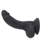 Kiotos Cox - Lichte Gekromde Dildo 16 x 4 cm - Zwart