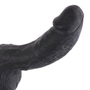 Kiotos Cox - Lichte Gekromde Dildo 16 x 4 cm - Zwart
